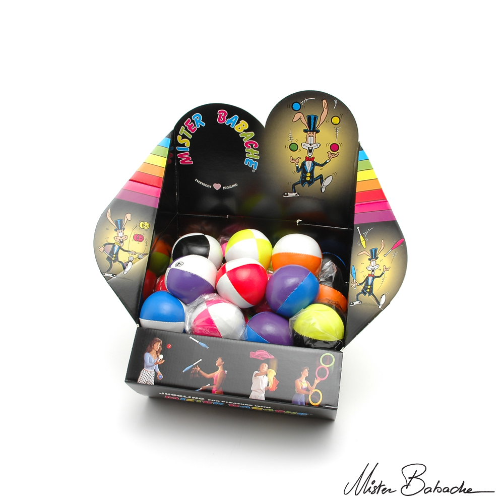 Présentoir grand (36 balles) K - 130 g - bicolores mélangées