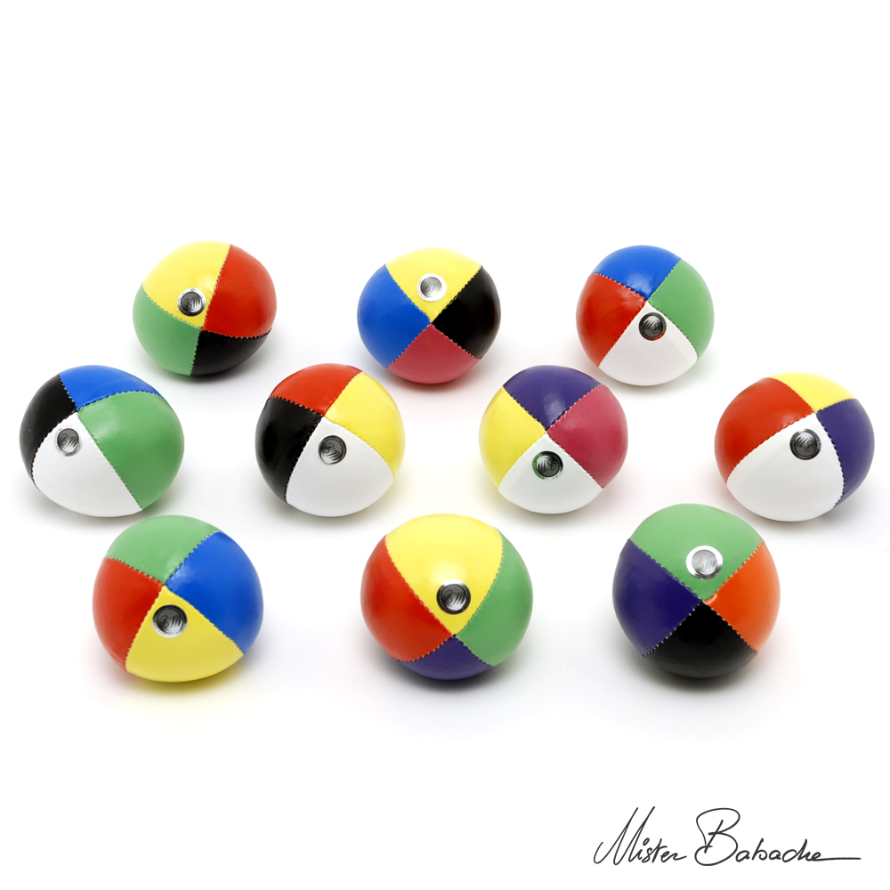 Set de 50 balles à grains FLUO 4c - 130g