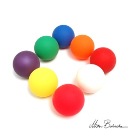 Balle de scène - peau de peche - 80 mm